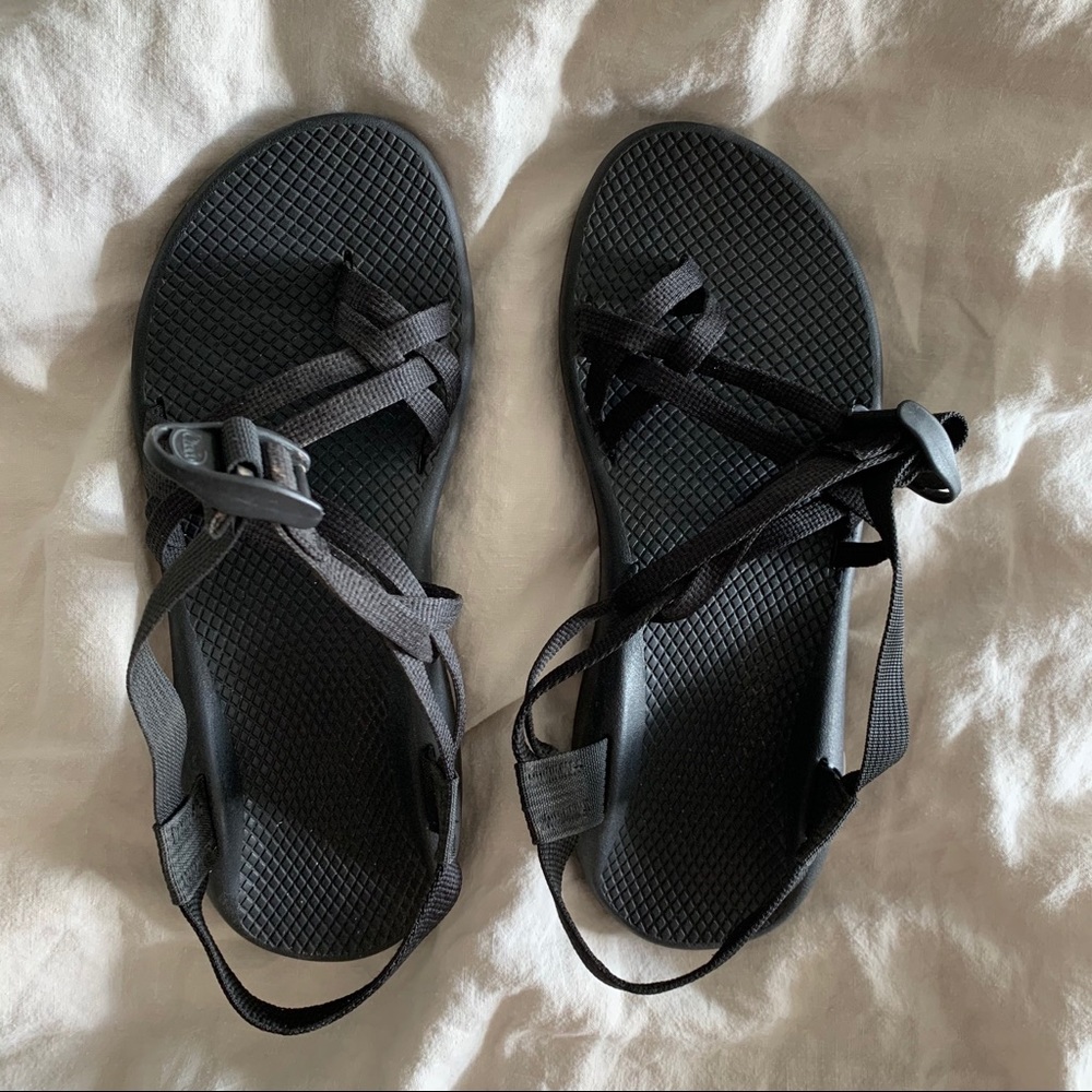 Black Double Strap Chacos